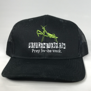 PestCemetery.com Praying Mantis Hat (Black)